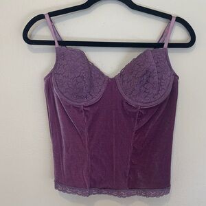 Lavender Lace Trim Camisole